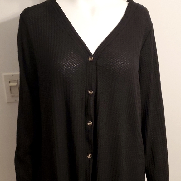Light Knit Button Up Sweater - Picture 2 of 7